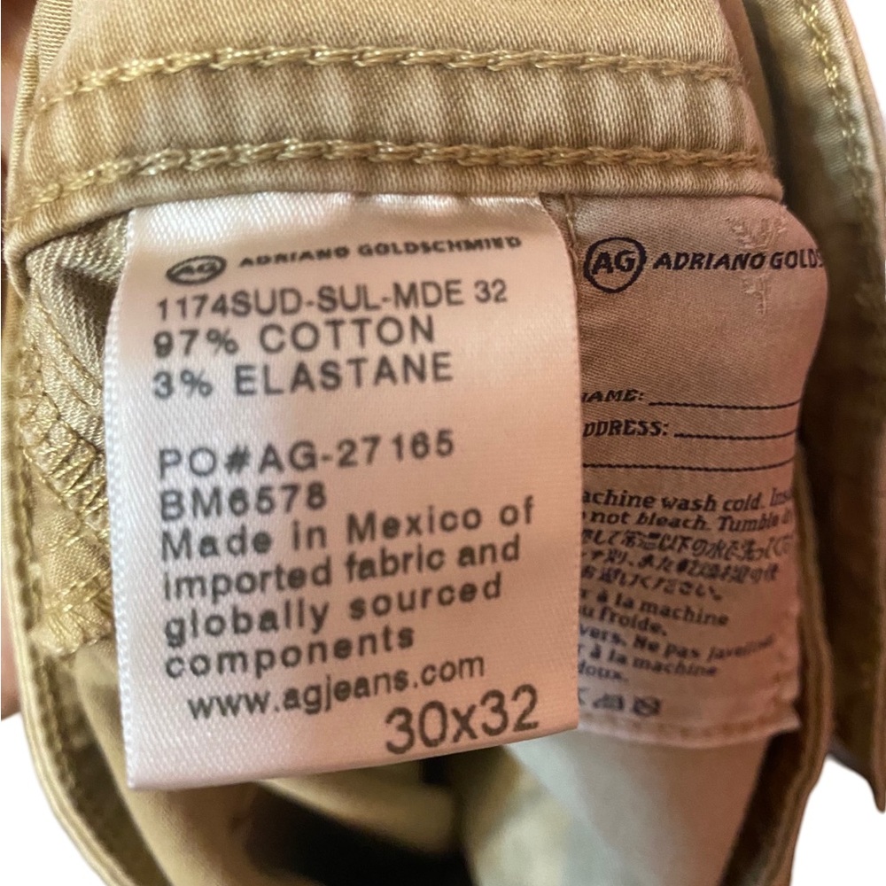 AG Adriano‎ Goldschmied The Graduate Tailored Leg Pants  30/32 - Picture 5 of 5